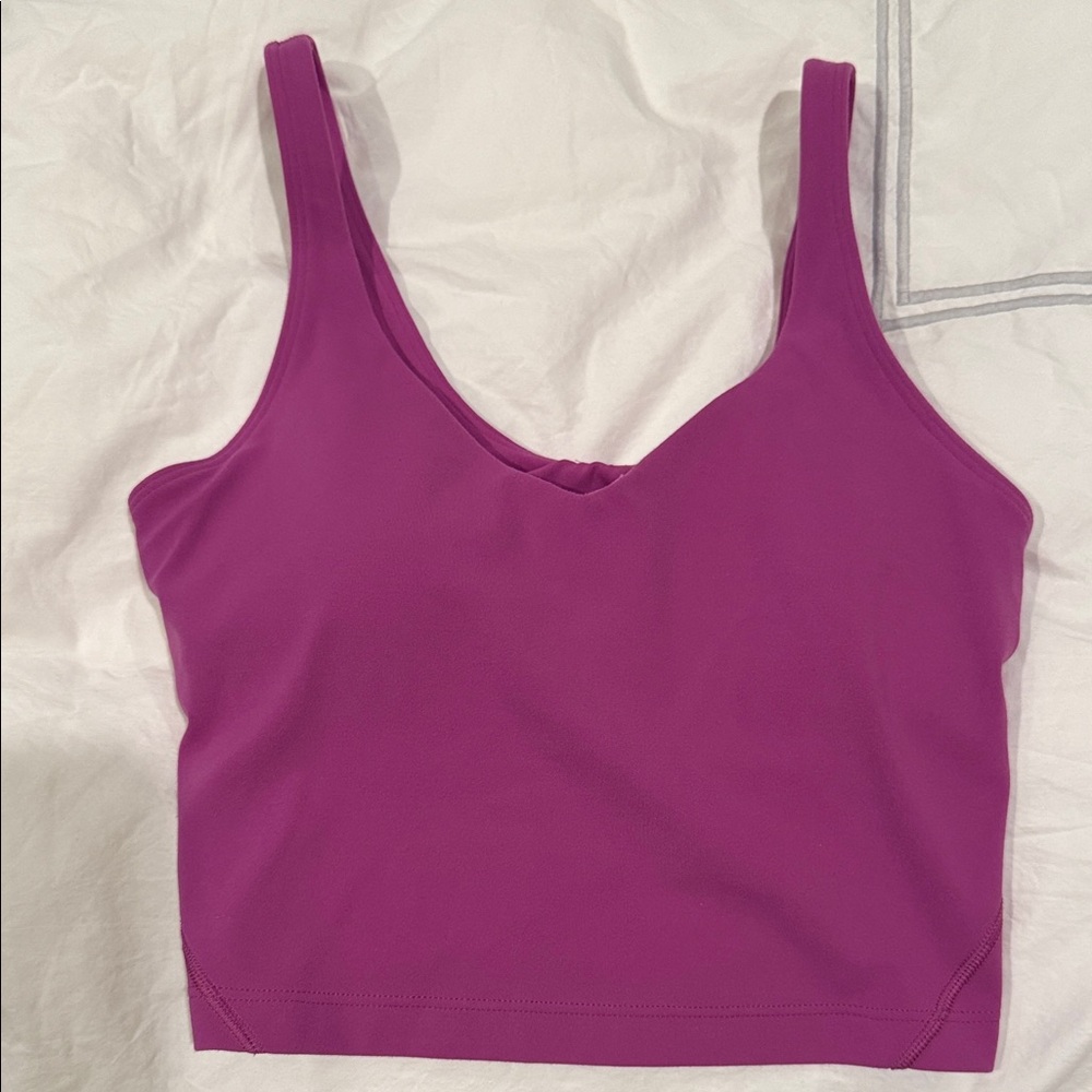 lululemon Align tank sz 4 vivid plum
